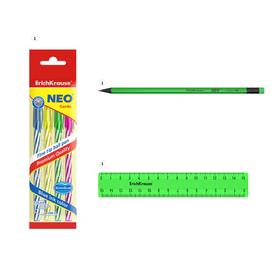 

Набор настольный канцелярский 6 предметов ErichKrause Base, Neon Solid, зеленый