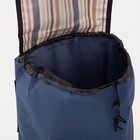 Сумка-тележка хозяйственная на шнуре, цвет голубой - фото 8991210
