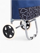 Сумка-тележка хозяйственная на шнуре, 30×20×44 см, тёмно-синяя - Фото 7