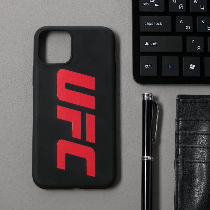 Чехол клип-кейс Red Line UFC для iPhone 11 Pro, черный - Фото 1
