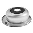 Мойка кухонная MIXLINE 528184, врезная, толщина 0.6 мм, 51х51х17 см, вып. 3 1/2", с сифоном 5381566