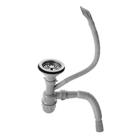 Мойка кухонная MIXLINE 528190, врезная, 0.6 мм, 57×45×16 см, левая, вып. 3 1/2", с сифоном - Фото 4