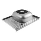 Мойка кухонная MIXLINE 538191, накладная, толщина 0.4 мм, 60х50х16 см, правая, выпуск 1 1/2" 5381575 - фото 16362430 Мойка кухонная MIXLINE 538191, накладная, толщина 0.4 мм, 60х50х16 см, правая, выпуск 1 1/2" 5381575 - фото 16362430