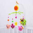 УЦЕНКА Мобиль музыкальный на кроватку «Пряничный Домик. Птички погремушки», заводной - Фото 1