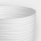 Горшок для цветов с поддоном «Дюна», 5.5 л, пластиковый, белый - Фото 4