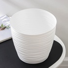 Горшок для цветов с поддоном «Дюна», 5.5 л, пластиковый, белый - Фото 8