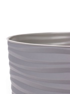 Горшок для цветов с поддоном «Дюна», 5.5 л, пластиковый, серый - Фото 2
