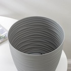 Горшок для цветов с поддоном «Дюна», 5.5 л, пластиковый, серый - Фото 8