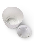 Горшок для цветов с поддоном «Камни», 8 л, пластиковый, белый - Фото 4