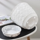 Горшок для цветов с поддоном «Камни», 8 л, пластиковый, белый - Фото 9