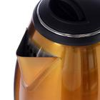 Чайник электрический "МАТРЁНА" MA-002, металл, 1.8 л, 1500 Вт, жёлтый - Фото 2