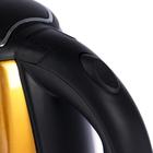 Чайник электрический "МАТРЁНА" MA-002, металл, 1.8 л, 1500 Вт, жёлтый - Фото 3