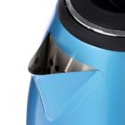 Чайник электрический HOMESTAR HS-1010, металл, 1.8 л, 1500 Вт, синий - Фото 2