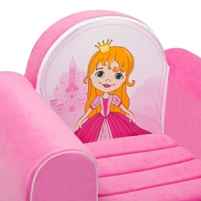 Игровое кресло «Принцесса», цвет розовый - фото 1907147257