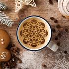 Трафарет для кофе «Узор», 9.5×8.5 см - Фото 2