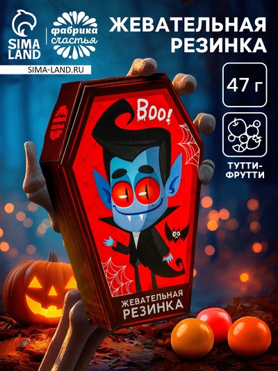 Жевательная резинка «Воо»: со вкусом тутти-фрутти, 47 г