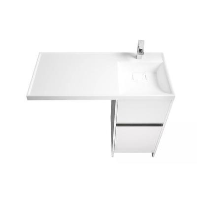 Тумба напольная AQUATON, под раковину AQUATON «Лондри» 40, цвет белый