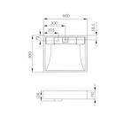 Раковина Aquaton «Рейн 60», с кронштейном, белая - Фото 5