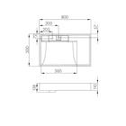 Раковина Aquaton «Рейн 80», с кронштейном, белая - Фото 5