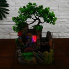 Фонтан настольный «Фонарик у пруда», 16×17×27 см, с подсветкой, без шарика - Фото 3