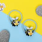 Резинка для волос "Зверятки" (набор 2 шт) пчёлки, 3 см - Фото 2