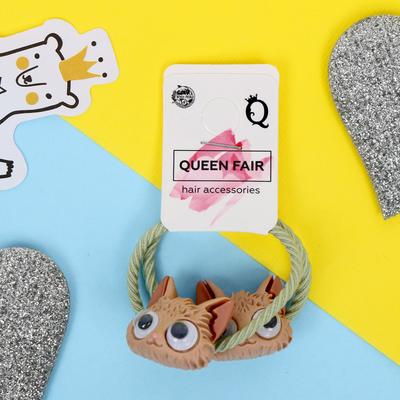 Резинка для волос "Зверятки" (цена за пару) кошечки