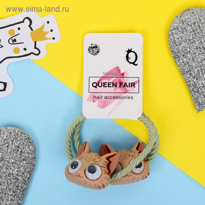 Резинка для волос "Зверятки" (цена за пару) кошечки - Фото 1