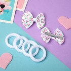 Набор для волос "Грета" (4 резинки, 2 зажима) вишенки 5169427