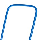 Кукольные санки с толкателем, цвет голубой - Фото 4