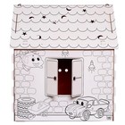 Дом-раскраска из картона «Пожарная станция» - фото 6337358
