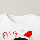 Боди детское «Крошка Я. Первый НГ», рост 80-86 см, белое - Фото 2