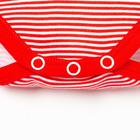 Боди детское «Крошка Я» Be cool, рост 62-68 см, красное - Фото 4