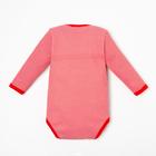 Боди детское «Крошка Я» Be cool, рост 62-68 см, красное - Фото 6