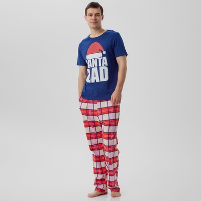 Пижама мужская KAFTAN Santa team, размер 52