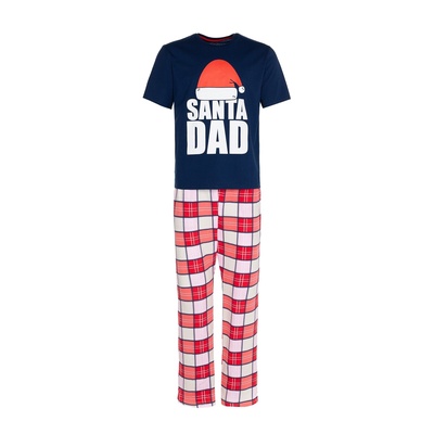 Пижама мужская KAFTAN Santa team, размер 52