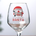 Бокал для вина новогодний «ДепреСАНТА», 350 мл - Фото 4