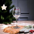 Бокал для вина «Счастливого Нового Года!», 350 мл., деколь - фото 4314049