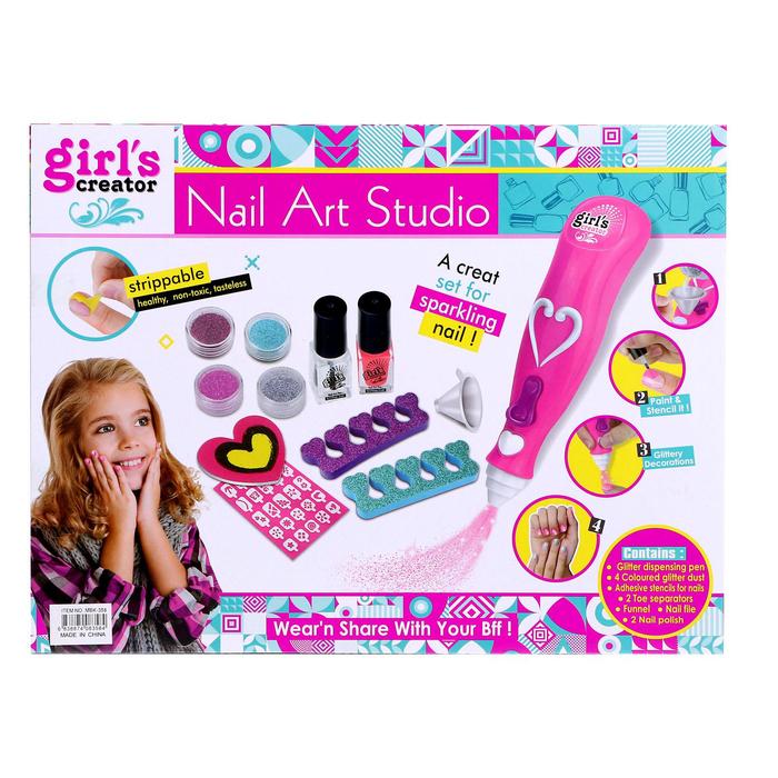 Набор для девочек для маникюра «Салон красоты» с аксессуарами 48018