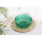 Салатник «Чудеса», 750 мл, d=16 см, цвет изумрудный - Фото 4