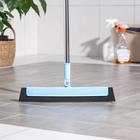 Водосгон для пола Доляна, черенок из нержавеющей стали 90 см, рабочая часть 34×2.5 см - Фото 1