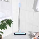 Водосгон для пола Доляна, черенок из нержавеющей стали 90 см, рабочая часть 34×2.5 см - Фото 4