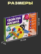 Развивающий набор «Свойства магнита», магнитный жезл, фишки, пинцет, карточки - Фото 6