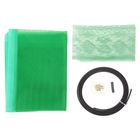 Сетка антимоскитная на магнитной ленте 80x210 см, цвет зелёный - Фото 3