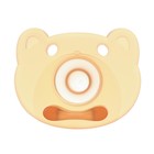 Пустышка цельносиликоновая, от 0 мес., классическая, «Мишка» - фото 24333166