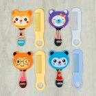 Набор 2 предмета: расчёска с ручкой, зеркало, 12см, цвет МИКС - Фото 2