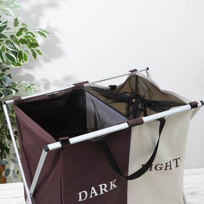 Корзина для белья двойная Dark or Light