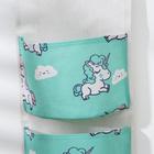 Органайзер подвесной с карманами «Единорожки», 3 кармана, 58×20 см, цвет МИКС - фото 24311657