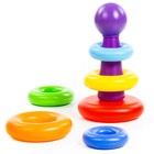 Пирамидка «Колечко-шар», 8 элементов, 24 см - Фото 2