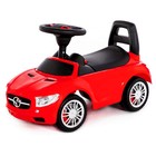 Каталка-автомобиль SuperCar №1 со звуковым сигналом, цвет красный - фото 4955533