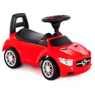 Каталка-автомобиль SuperCar №1 со звуковым сигналом, цвет красный - фото 8935106